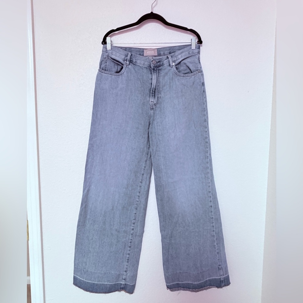 Everlane Summer Wide Leg Jeans Blue | Size 30